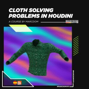 Cloth solving problems in Houdini español