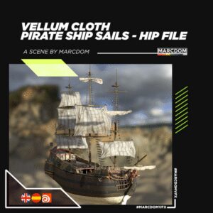 Quick Houdini | Vellum Pirate Sails | Houdini Scene