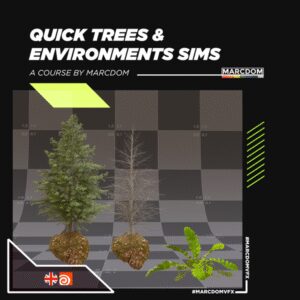 Quick Houdini tree and environments_SCENE