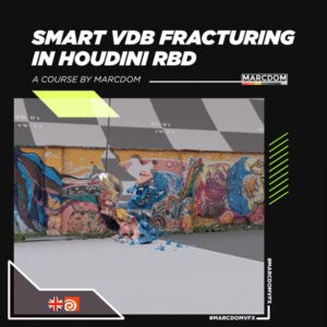 VDB Fracturing in Houdini English